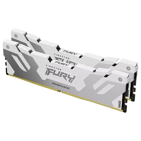 DDR5 Kingston Fury Renegade Argent - 32 Go (2 x 16 Go) 6400 MHz - CAS 32