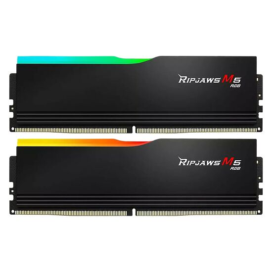 DDR5 G.Skill RipJaws M5 Noir RGB - 32 Go (2 x 16 Go) 6800 MHz - CAS 34