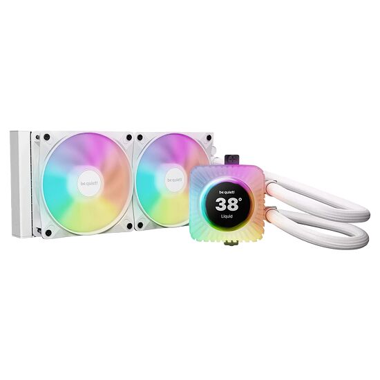 be quiet! Light Loop IO LCD Blanc - 240 mm