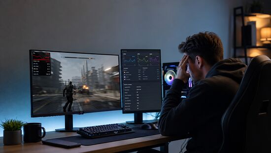PC gamer qui rame en jeu
