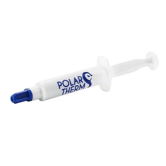 Seringue de pâte thermique Polar Therm pour le refroidissement des composants informatiques.