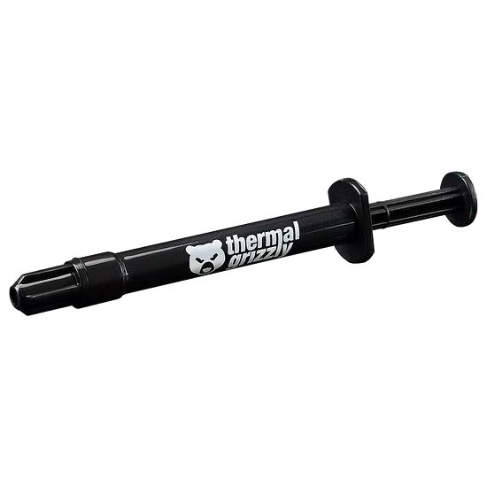 Pâte thermique Thermal Grizzly dans un tube noir.