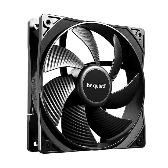 Ventilateur de processeur be quiet! noir avec sept pales profilées.