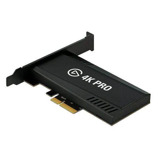 Carte d'extension PCIe noire avec l'inscription 4K PRO, conçue pour l'acquisition vidéo haute résolution.