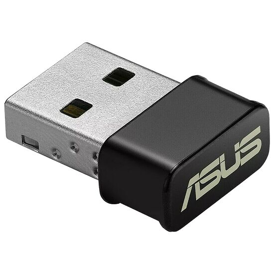 Adaptateur USB ASUS de couleur noire et métal.