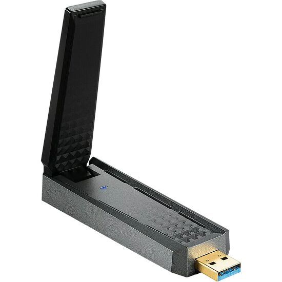 Adaptateur USB vers HDMI de couleur noire avec un design texturé, permettant de connecter un appareil à un écran via un port USB.