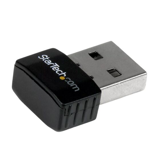 Adaptateur USB de la marque StarTech.com de couleur noire et métal.