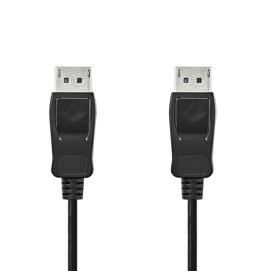 Deux câbles USB mâles noirs présentés côte à côte sur un fond blanc.