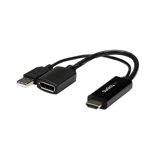 Câble adaptateur StarTech.com avec un connecteur USB-C mâle d'un côté et une prise HDMI femelle de l'autre.