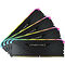 DDR4 Corsair Vengeance RGB RS Noir - 32 Go (4 x 8 Go) 3200 MHz - CAS 16