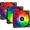 Corsair iCue SP120 RGB Pro - 120 mm (Pack de 3) + Contrôleur Lighting Node Core