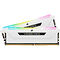 DDR4 Corsair Vengeance RGB PRO SL Blanc - 32 Go (2 x 16 Go) 3600 MHz - CAS 18