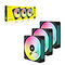 Corsair iCue Link QX120 Kit de démarrage - Noir - 120 mm (Pack de 3)