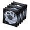 Phanteks D30-120 Reverse Noir - 120 mm (Pack de 3)