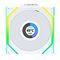 Lian Li Uni Fan SL Wireless LCD Reverse Blanc - 120 mm