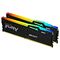 DDR5 Kingston Fury Beast RGB - 64 Go (2 x 32 Go) - 6000 MHz - CAS 36