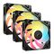 Corsair RS120-R ARGB (pack de 3) - Noir