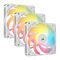 Corsair RS120-R ARGB (pack de 3) - Blanc
