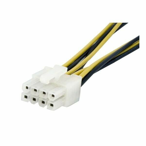 StarTech.com Cable alimentation 2 SATA / PCI-E 8 broches 15 cm