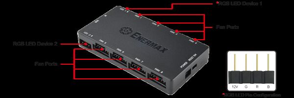 Enermax T.B RGB, 120 mm (Pack de 6) (image:4)