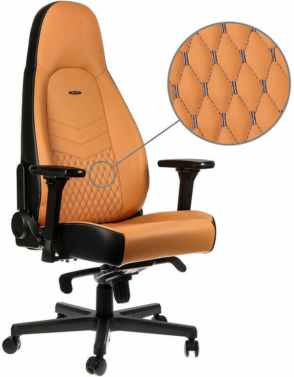 Noblechairs Icon Leather - Cognac (image:3)