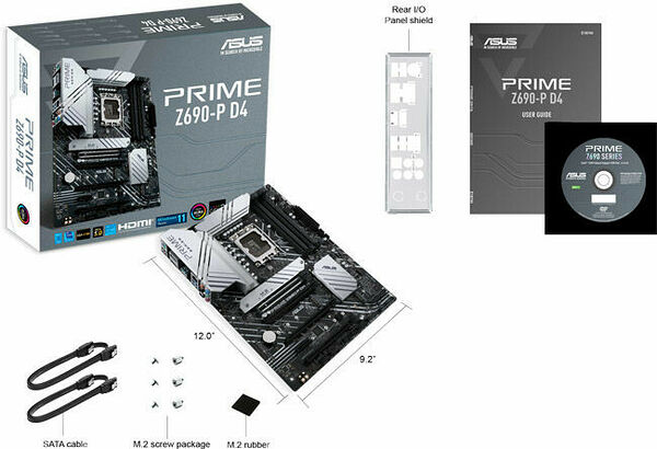 Kit Ã©vo Core i5-12600KF + PRIME Z690-P DDR4 + NH-U12S + 16 Go (image:1)