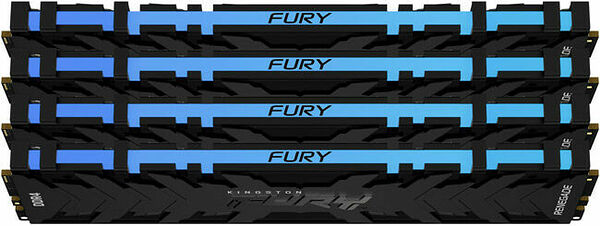 DDR4 Kingston Fury Renegade RGB - 128 Go (4 x 32 Go) 3200 MHz - CAS 16 (image:3)