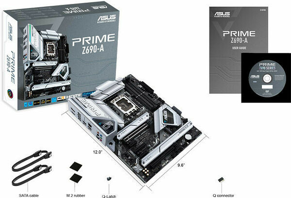 Duo Intel Core i5-12600K (3.7 GHz) + Asus PRIME Z690-A (image:1)