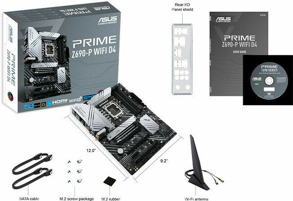 Kit Ã©vo Core i5-12600K + PRIME Z690-P WIFI DDR4 + NH-U12S + 32 Go (image:1)