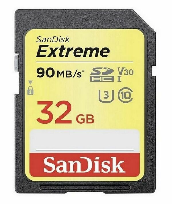 Carte Mémoire SDHC Sandisk Extreme UHS-1 U3V30, 32 Go, Classe 10 (image:2)