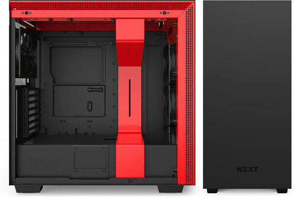 NZXT H710, Noir mat/Rouge (image:2)