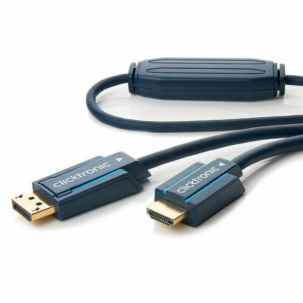 Clicktronic câble HDMI vers DisplayPort (2 mètres) (image:2)