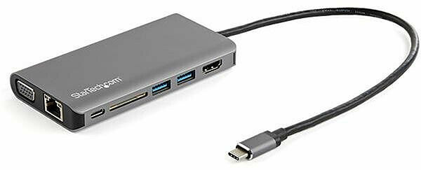 StarTech.com Dock USB-C vers HDMI / VGA / Cartes SD / 100 W (image:2)
