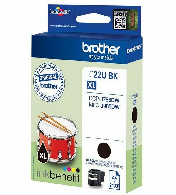 Brother LC22UBK XL (Noir) (image:2)
