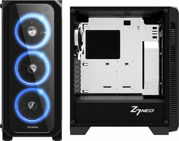 Zalman Z7 Neo Tempered Glass, Noir (image:2)
