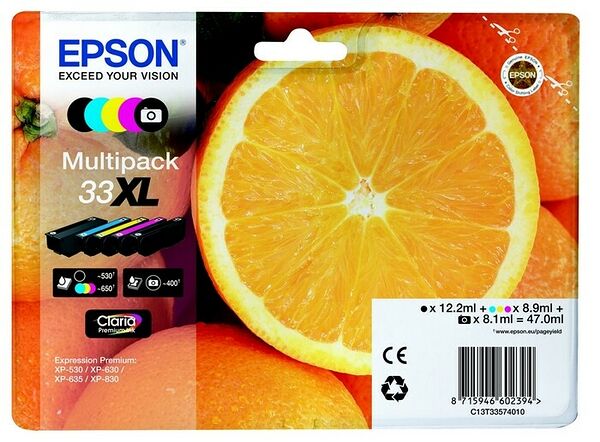 Epson Oranges 33 XL Multipack (image:2)