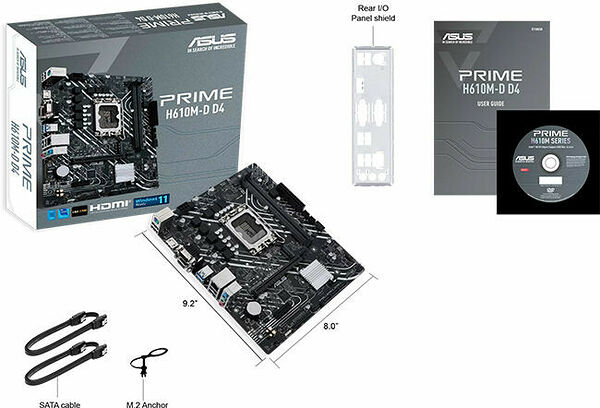 ASUS PRIME H610M-D DDR4 (image:1)