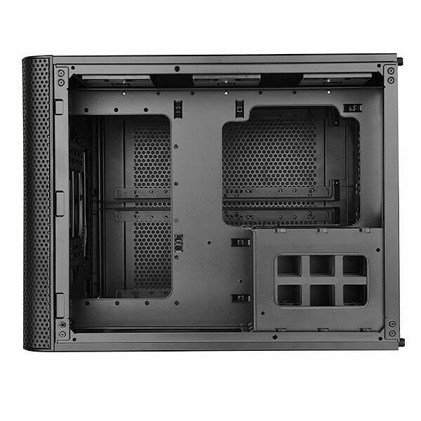 THERMALTAKE Core V21 Noir Boitier PC - mini tour - Format Micro ATX - Verre  trempé avec Quadrimedia