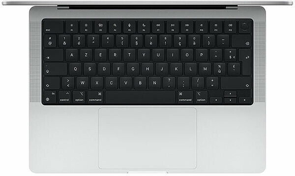 Apple MacBook Pro M1 Max (2021) 14 pouces Argent 64Go/1To (MKGT3FN/A-M1MAX-64GB) (image:4)
