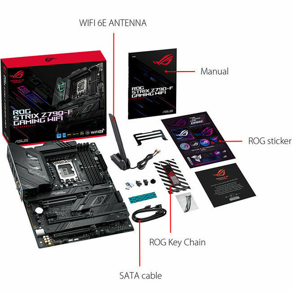 ASUS ROG STRIX Z790-F GAMING WIFI + Crucial T700 2 To (image:1)