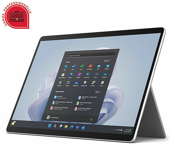 Microsoft Surface Pro 9 for Business - Platine (QIM-00004) (image:3)