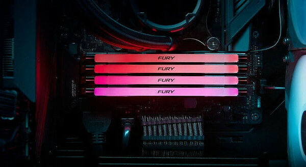 DDR5 Kingston Fury Renegade RGB Noir - 32 Go (2 x 16 Go) 6000 MHz - CAS 32 (image:2)
