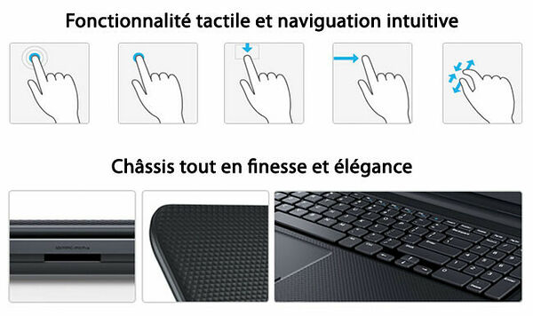 PC Portable Dell Inspiron 15 Touch, 15.6 pouces Tactile (image:5)