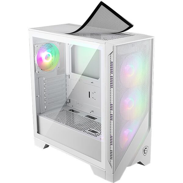 MSI MAG FORGE 320R Airflow - Blanc (image:3)