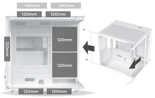 Xigmatek Aqua M Lite - Blanc (image:2)