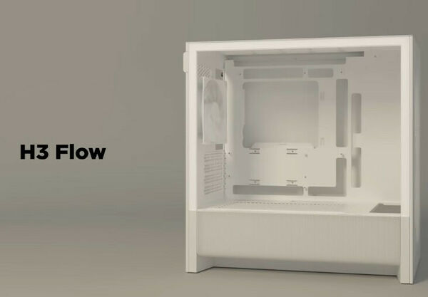 NZXT H3 Flow (2025) - Blanc (image:2)