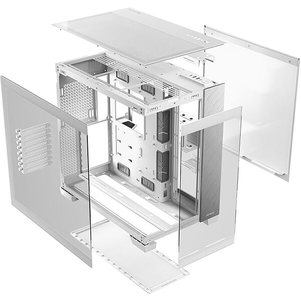 Antec C8 - Blanc / Aluminium + 4 ventilateurs Fox Spirit LightFlow ARGB (image:2)