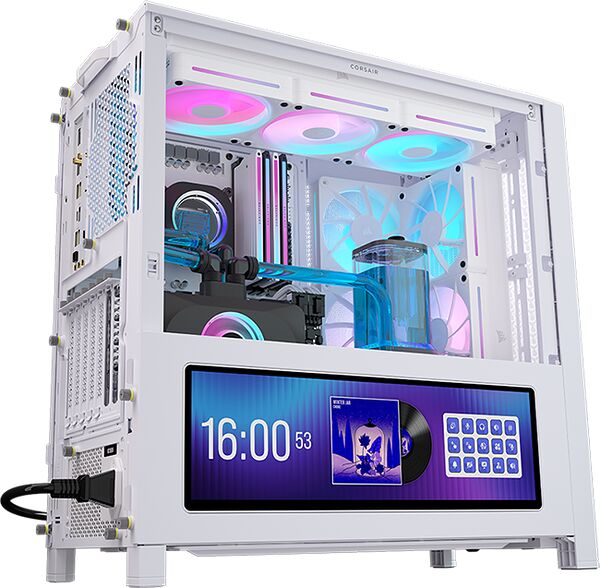 Corsair Frame 4000D LCD RS - Blanc (image:2)