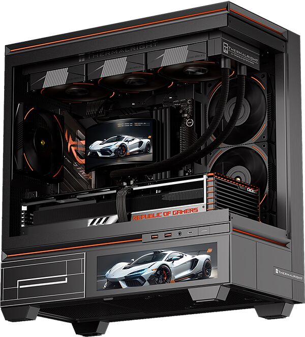 Thermalright Rainbow Vision 360 Turbo ARGB - Noir (image:2)