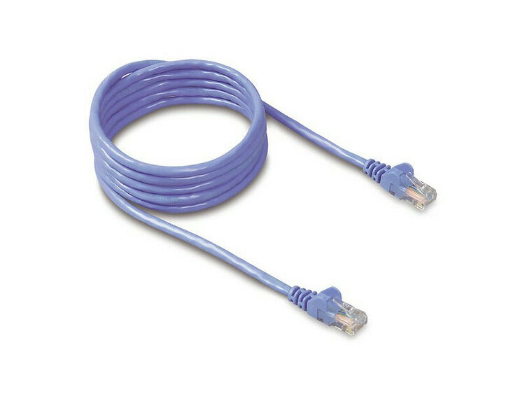 Câble réseau RJ45 CAT6 STP anti accros, 3m, Bleu, Belkin (image:1)